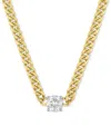 Forever Grown Diamonds Lab-grown Diamond Necklace (1/2 Ct. T.w.) In 14k Gold-plated Sterling Silver In Gold-plated Sterling Silver