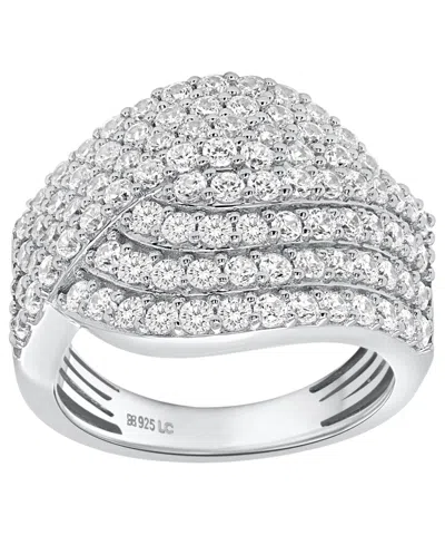 Forever Grown Diamonds Lab Grown Diamond Round Ring (2 Ct. T.w.) In Sterling Silver