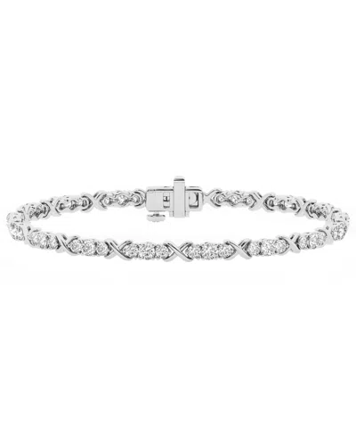 Forever Grown Diamonds Lab-grown Diamond Bracelet (2 Ct. T.w.) In Sterling Silver