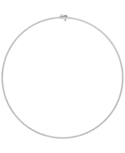 Forever Grown Diamonds Lab-grown Diamond Necklace (5 Ct. T.w.) In Sterling Silver