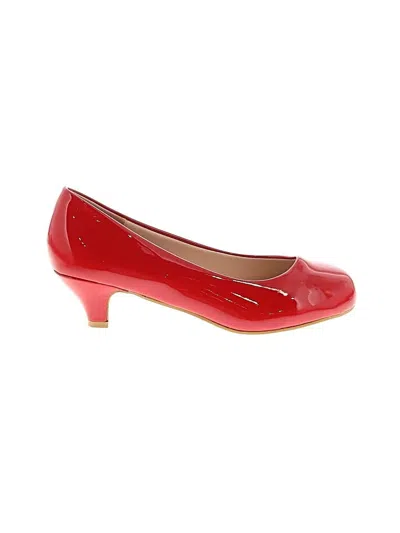 Pre-owned Forever Heels In Red
