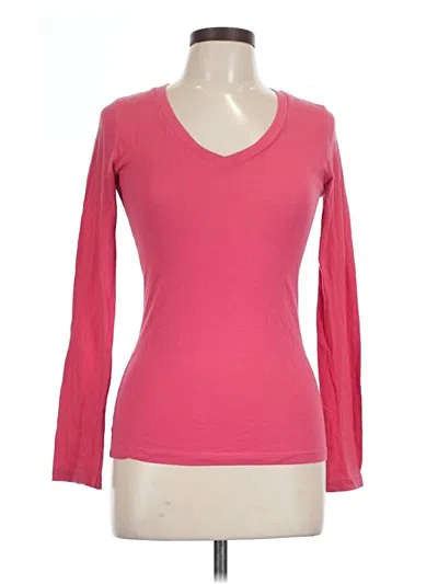 Pre-owned Forever Long Sleeve T-shirt In Pink