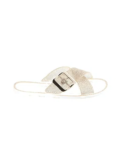 Pre-owned Forever Sandals In White