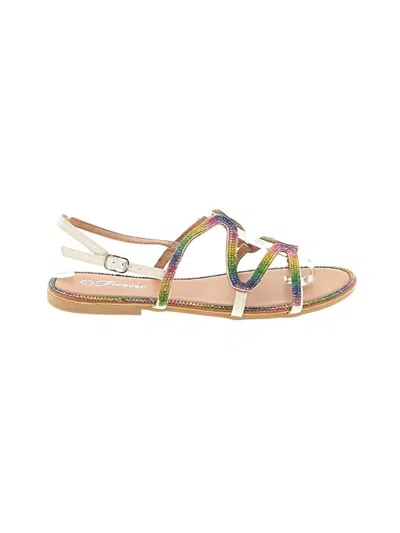 Pre-owned Forever Sandals In White