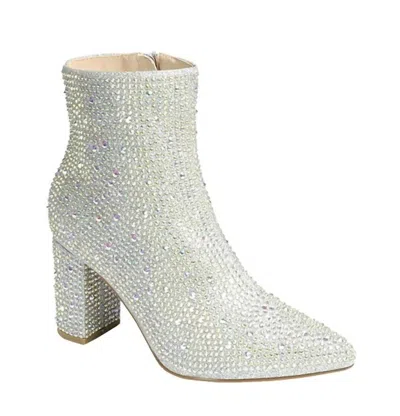 Forever Shoes Women's Party Time Booties In Silver