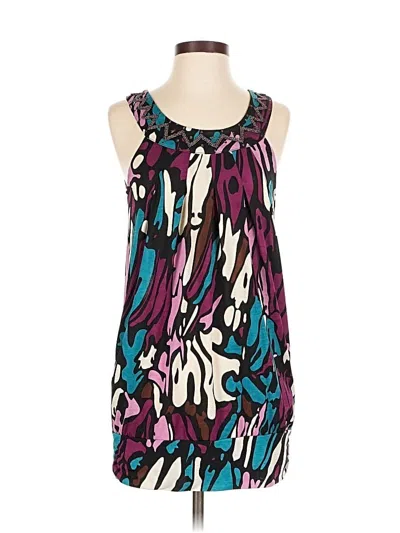 Pre-owned Forever Sleeveless Blouse In Purple