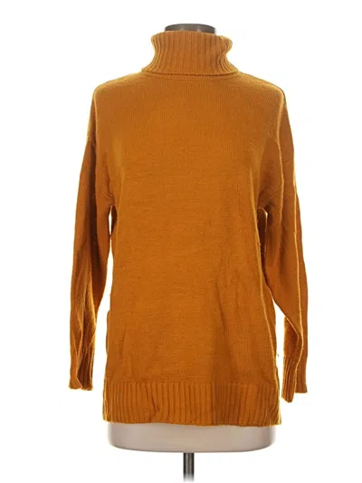 Pre-owned Forever Turtleneck Sweater In Brown