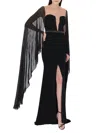 Forever Unique Flying Open Sleeves Dress In Black In Black