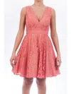 Forever Women's Dress  1027-christine-coral
