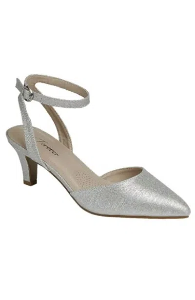 Forever Women's Pointy Dorsey Pumps In Silver