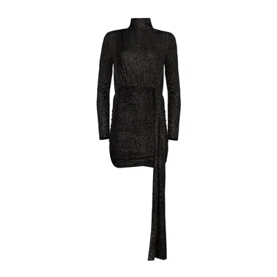 Forever Young The Label Women's Black Valeria Mini Sparkling Dress