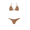Forever Young The Label Women's Gold Triangle Bikini Set