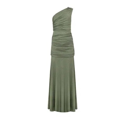 Forever Young The Label Women's Green Lydia Sparkling Maxi Dress