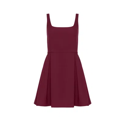 Forever Young The Label Women's Red Norah Mini Dress Bordeaux