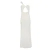 Forever Young The Label Women's White Hera Jersey Maxi Dress Ecru In White