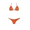 Forever Young The Label Women's Yellow / Orange Orange Triangle Bikini Set