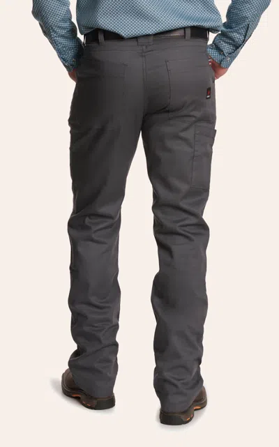 Forge Men's Fr Ripstop Gray Work Pants