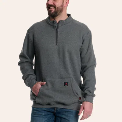 Forge Men's Gray Fr Quarter Zip Sweatshirt