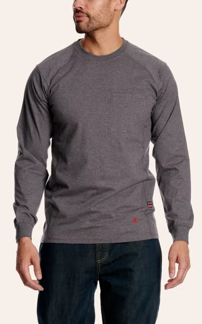 Forge Men's Heather Fr Crew Neck T-shirt In Gray