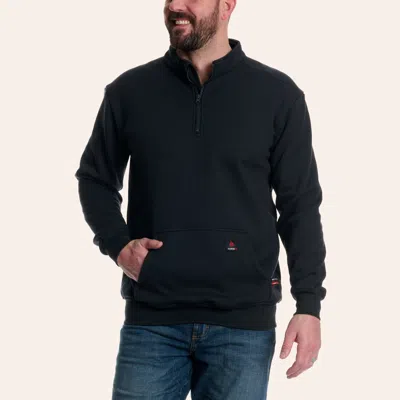 Forge Men's Navy Fr Quarter Zip Sweatshirt In Blue