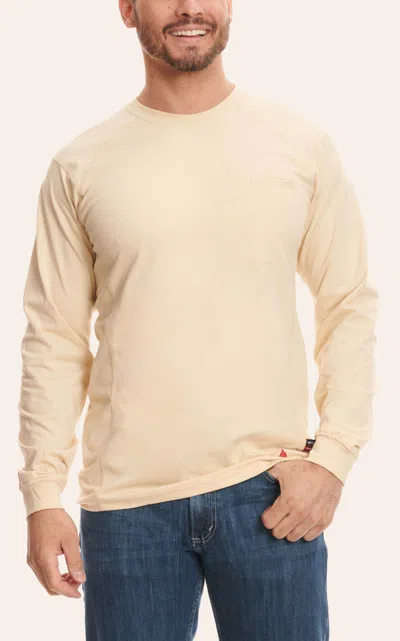 Forge Men's Sand Light Weight Long Sleeve Fr Work T-shirt