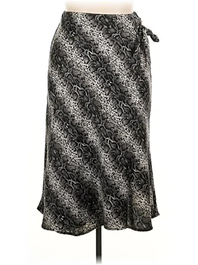 Pre-owned Forgotten Grace Casual Skirt In Silver