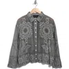 Forgotten Grace Embroidered Button-up Shirt In Black