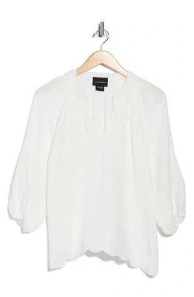 Forgotten Grace Embroidered Top In White