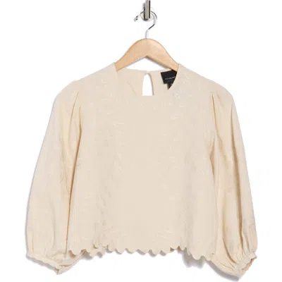 Forgotten Grace Embroideredy Top In Brown