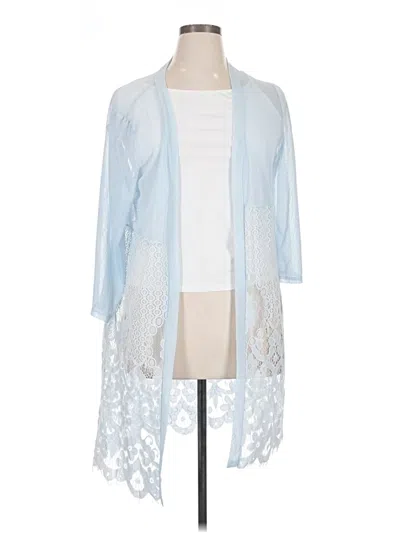 Pre-owned Forgotten Grace Kimono In Blue