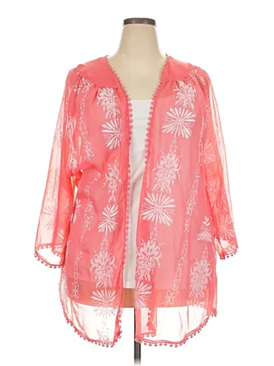 Pre-owned Forgotten Grace Kimono In Pink