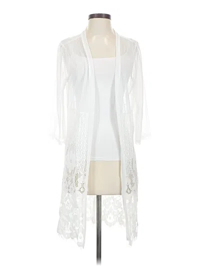 Pre-owned Forgotten Grace Kimono In White