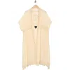 Forgotten Grace Open Work Knit Duster In Natural