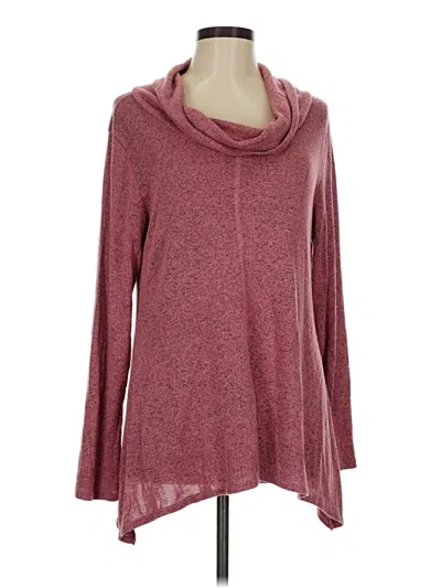 Pre-owned Forgotten Grace Pullover Sweater In Burgundy