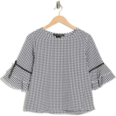 Forgotten Grace Seersucker Top In Multi