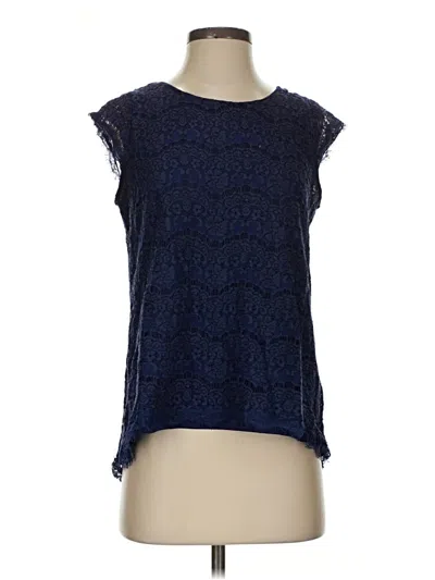 Pre-owned Forgotten Grace Sleeveless Blouse In Blue