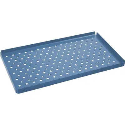 Form & Seek Daisy Rectangle Tray In Blue
