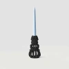 Form & Seek Frosting Loop Candle Holder In Black