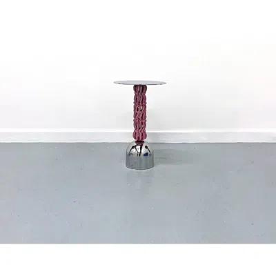 Form & Seek Frosting Martini Table In Pink