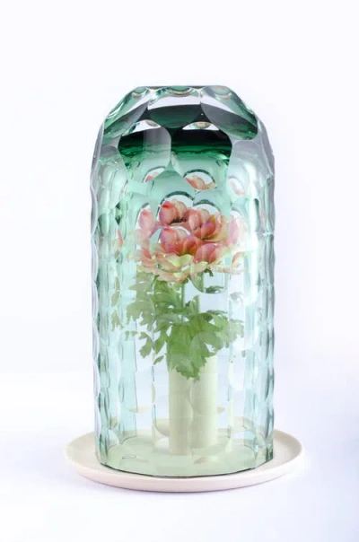 Form & Seek Op-vase In Green