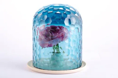 Form & Seek Op-vase In Blue