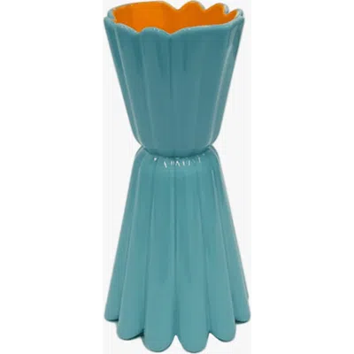 Form & Seek Petal Jug & Vase In Blue