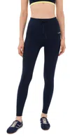 Form Drawstring Leggings Navy In Blue