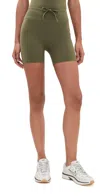 Form Drawstring Shorts Olive In Green