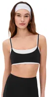 Form Layered Bra Black In Black