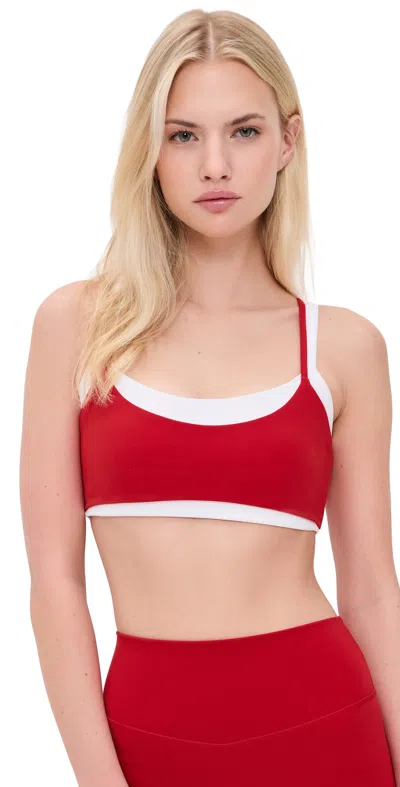 Form Layered Bra Cherry In Red