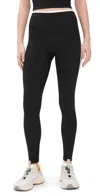 Form Two Tone Leggings In Black