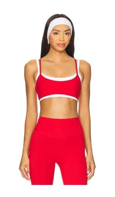 Form Layered Sports Bra In Red