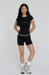 Form Layering Tee In Black