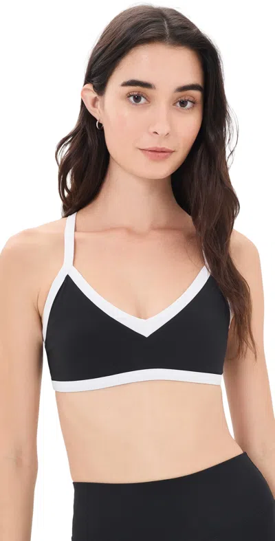 Form Reversible V Neck Bra Black/white Walnut/white